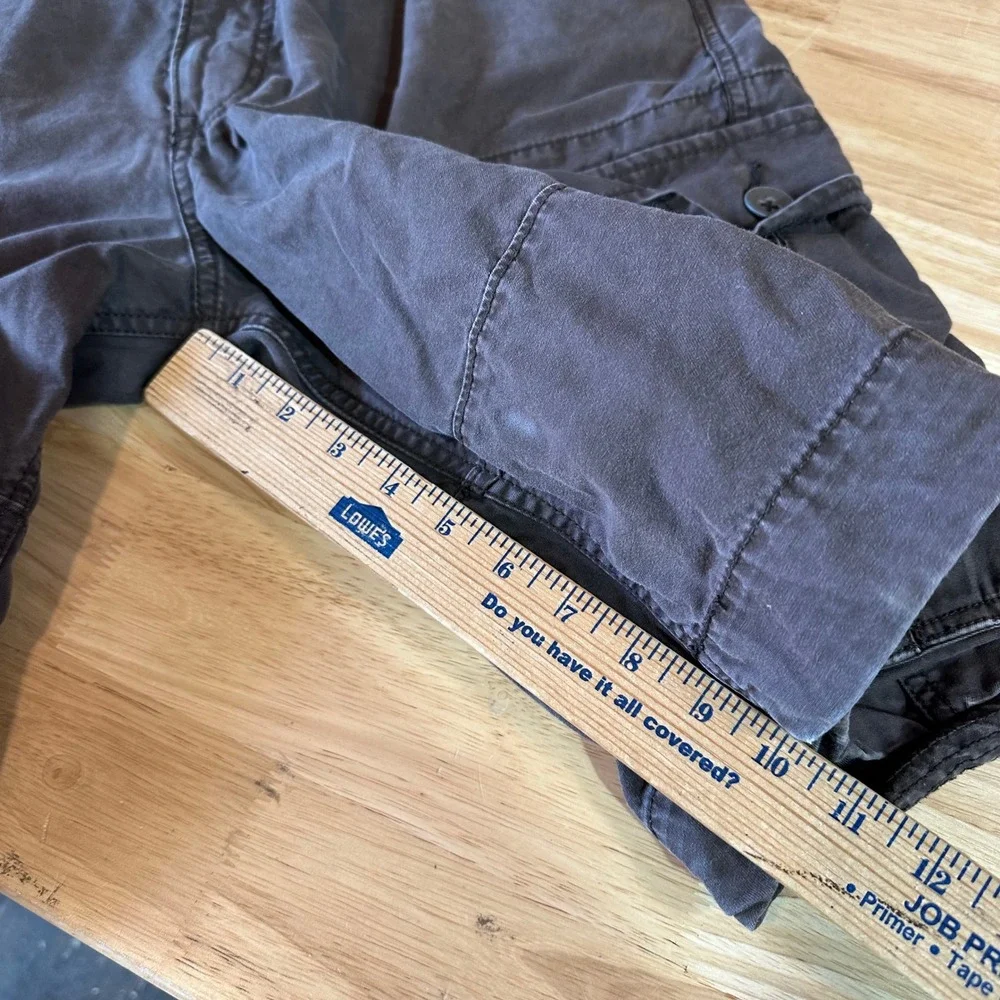 Levi's Squad Cargo Dark Brown Shorts workwear casual Relaxed Work Mens 32 Y2K